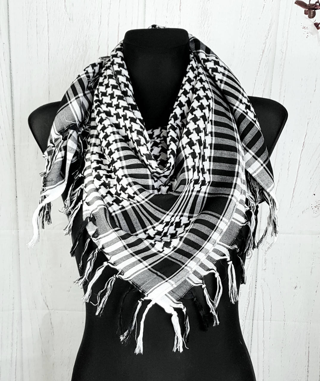 

Арафатка куфия шемаг платок в арабском стиле, Белый