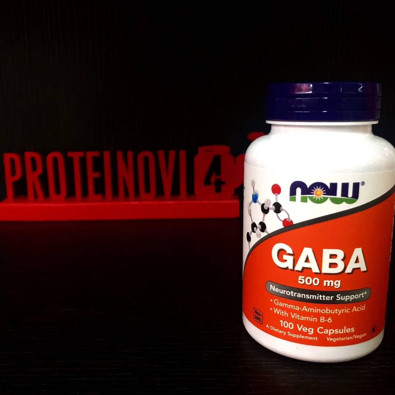 

NOW Gaba 500mg 100caps
