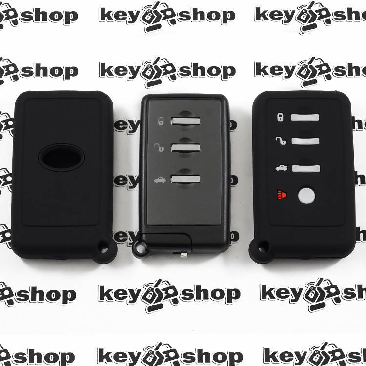 

Чехол (черный, силиконовый) для смарт ключа Subaru (Субару) 4 кнопки