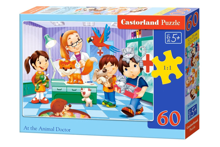 

Пазл "Ветеринар" (60 дет.) Castorland. 6847
