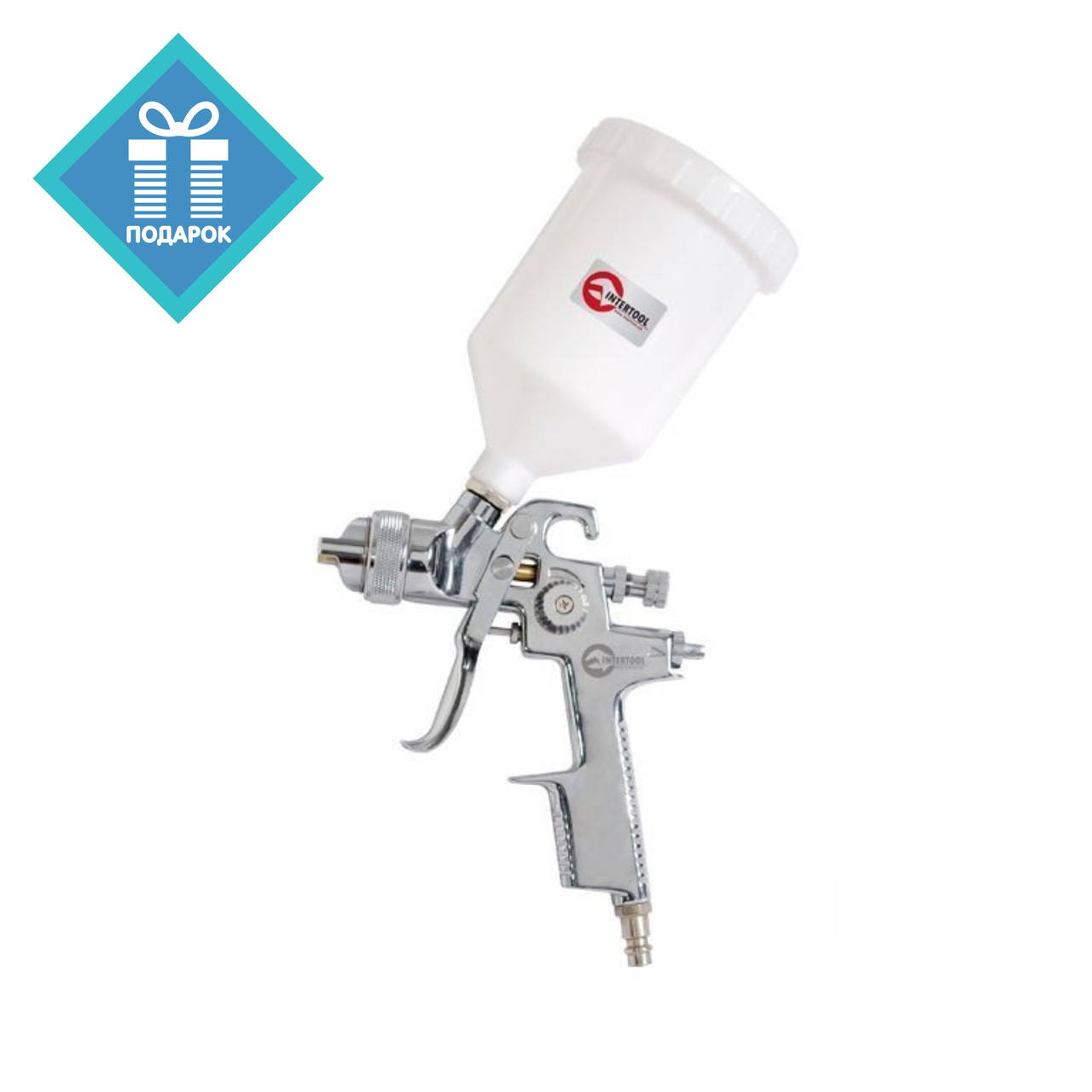 

Краскопульт (пистолет покрасочный) 1,4мм HVLP Intertool PT-0103