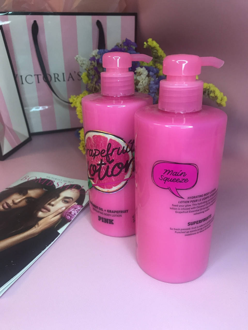 

ЛОСЬОН VICTORIA'S SECRET GRAPEFRUIT LOTION HYDRATING BODY LOTION WITH COCONUT OIL