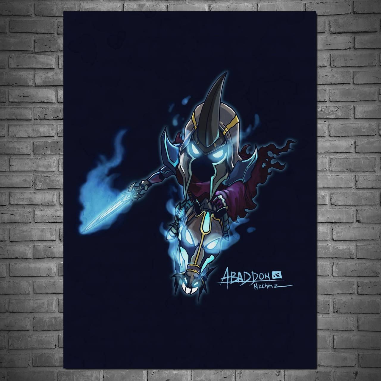 

Плакат "Дота 2, Абаддон, Abaddon, Dota 2" (артикул 2022) 85, Матовая, 60