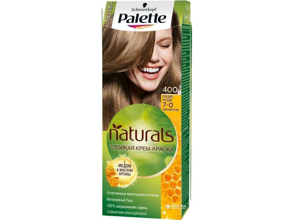 

Фарба Naturals 7-0 Середньо-русявий 400 ТМ PALETTE
