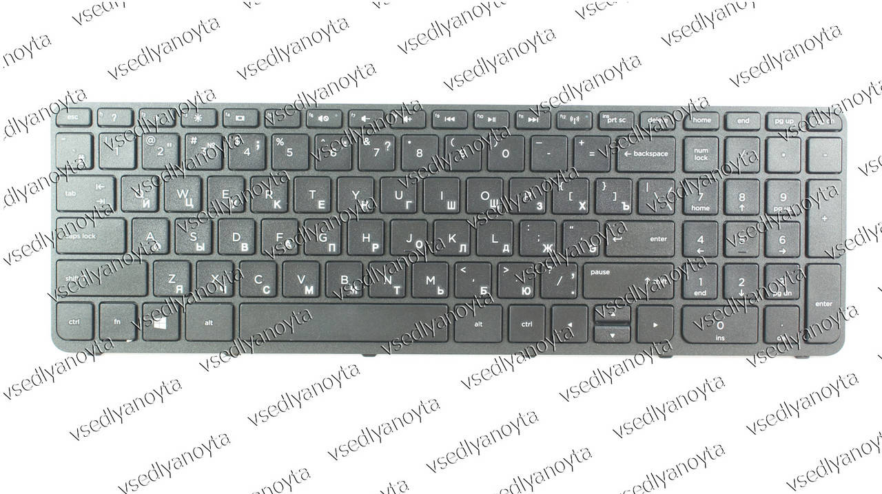 

Клавиатура для ноутбука HP (ProBook: 350 G1, 355 G2) rus, black, с фреймом, Черный