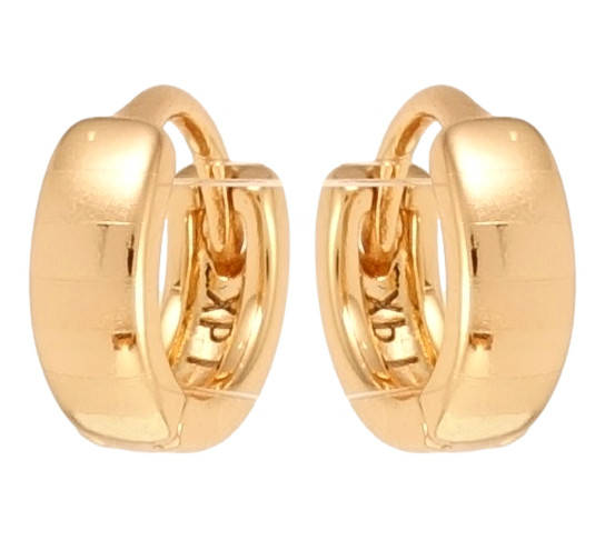 

Серьги детские Xuping Позолота 18K колечки "Полосатый узор напылением"