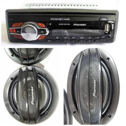 

Отличный НАБОР АВТО-ЗВУКА Магнитола Pioneer 1091+ОВАЛЫ+16 см Колонки+ ПОДАРОК!
