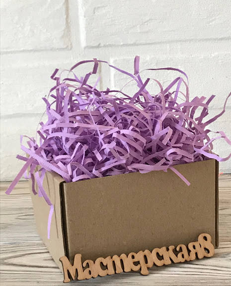 

Бумажный наполнитель 25 г 2мм Сиреневый