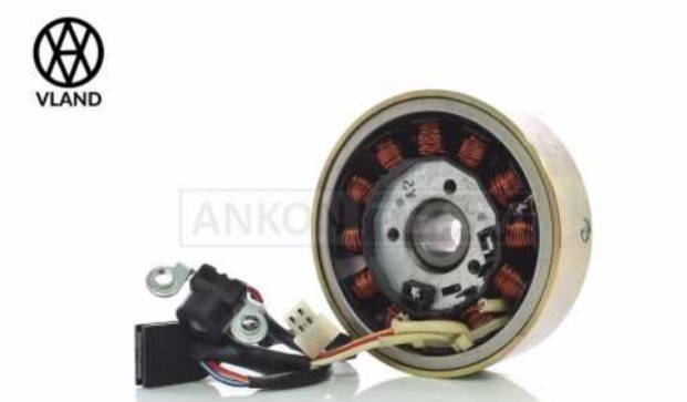 

Генератор в сборе Yamaha SA36J VINO/GEAR/JOG 4T "VLAND" Тайвань