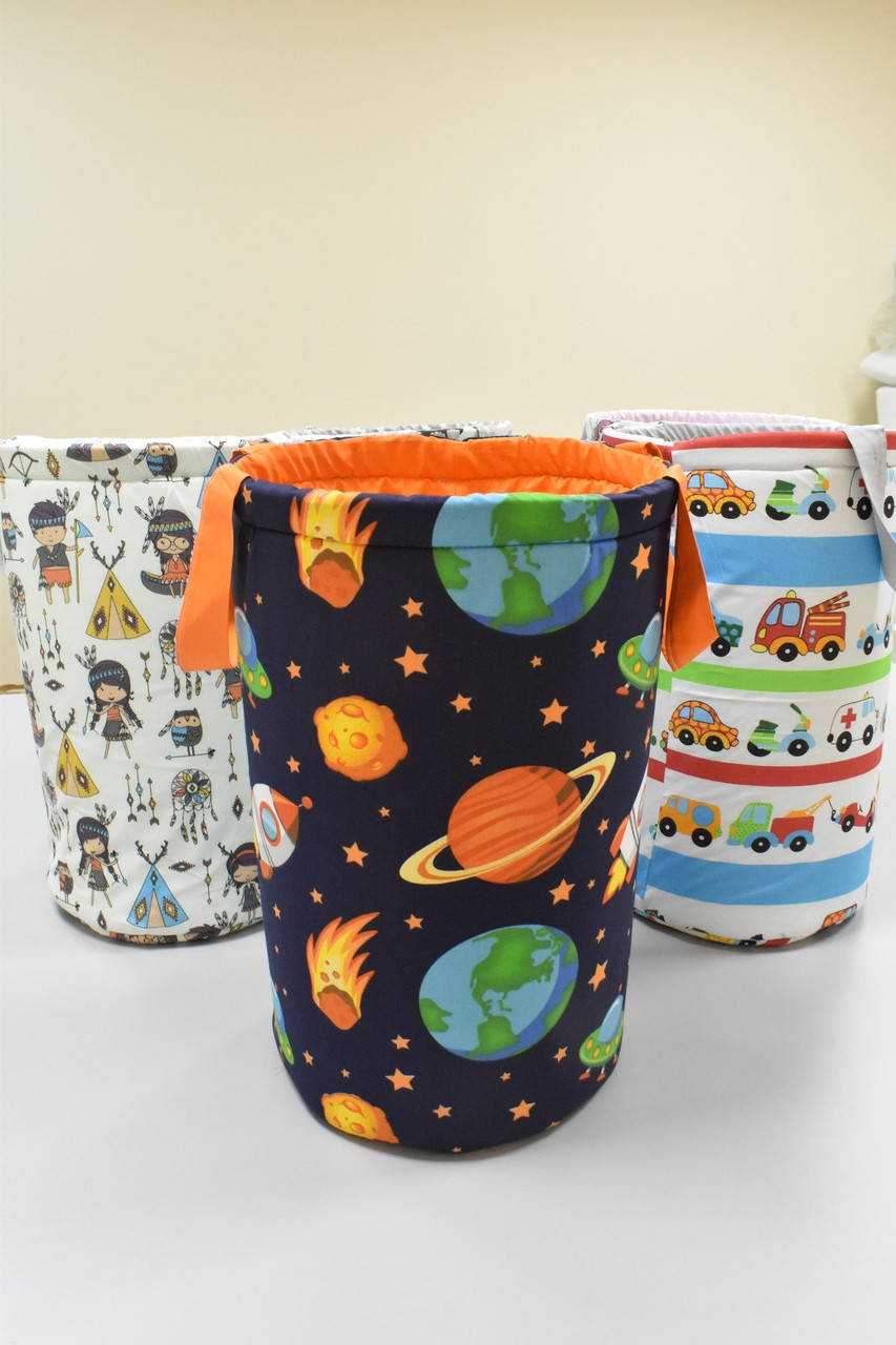 

Корзина для игрушек Космос высота 80 см* диаметр 40 см, Космос, Разные цвета