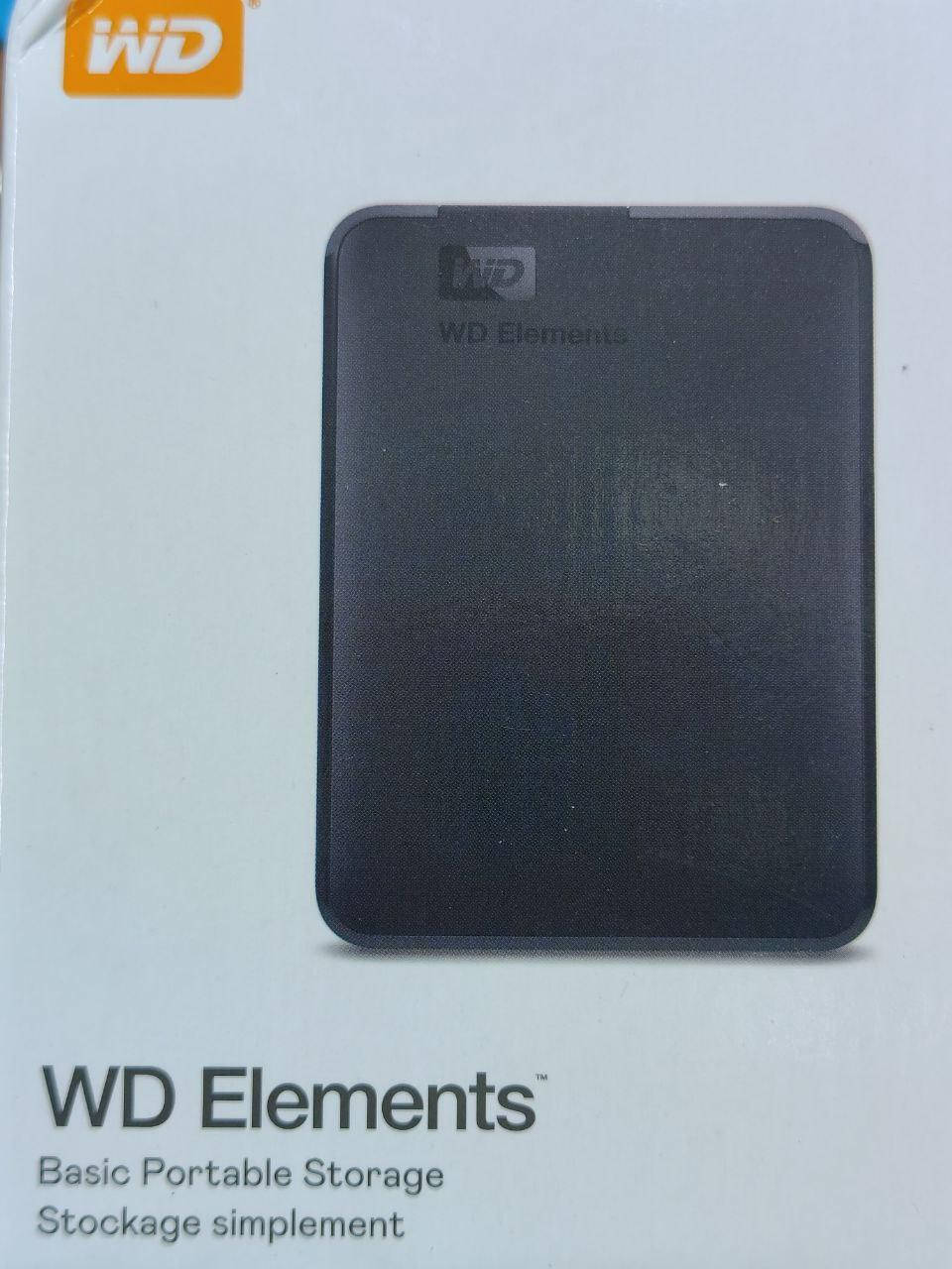 

Жорсткий диск USB WD Elements 2TB Portable External HD Black WDBU6Y0040BBK-WESN