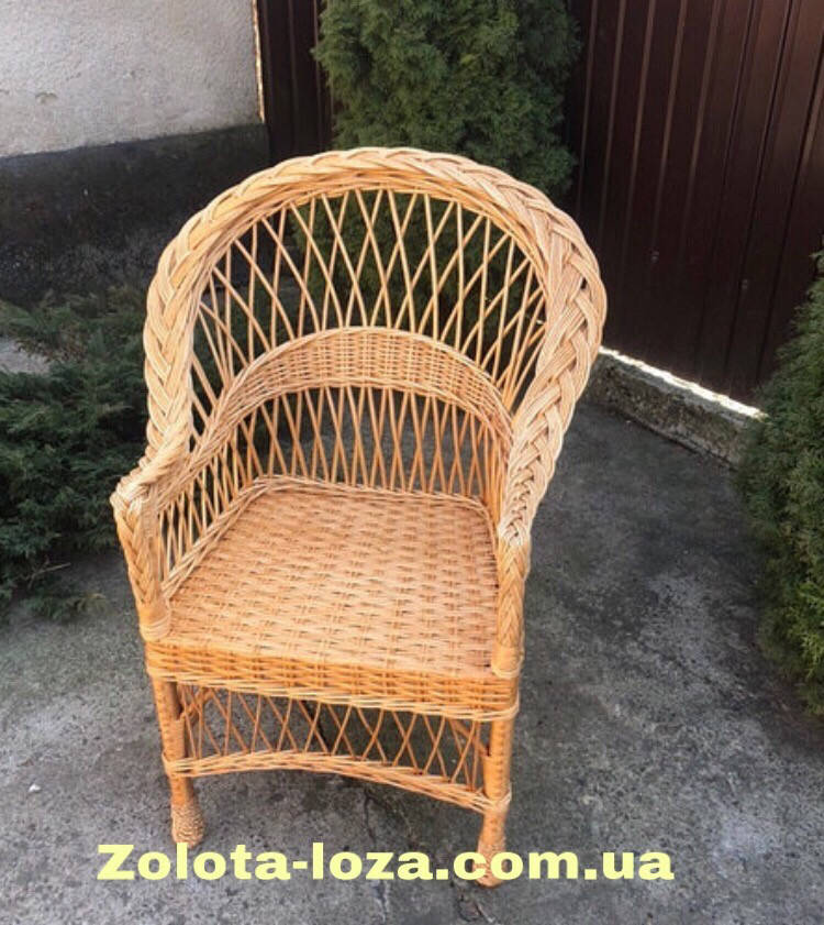 

Кресло плетеное из лозы. Арт: 1344