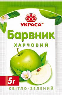 

Краситель сухой светло-зеленый