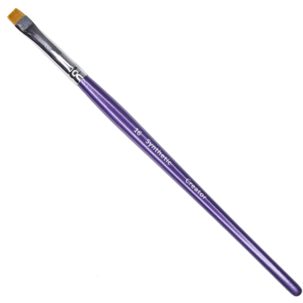 

Creator Synthetic №16 Кисть для окрашивания бровей плоская ровная