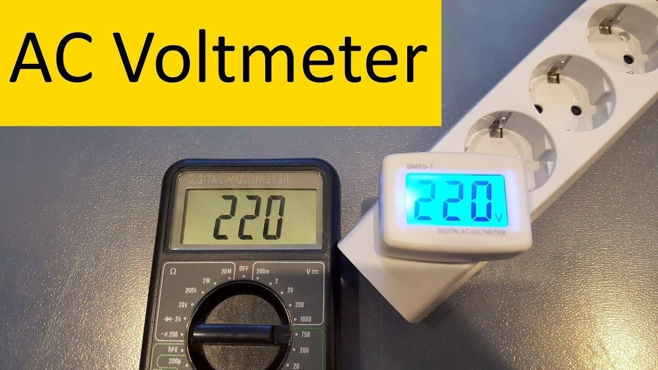 

Вольтметр в розетку, измеритель напряжения в сети, LED, AC110-300V (DM55-1)