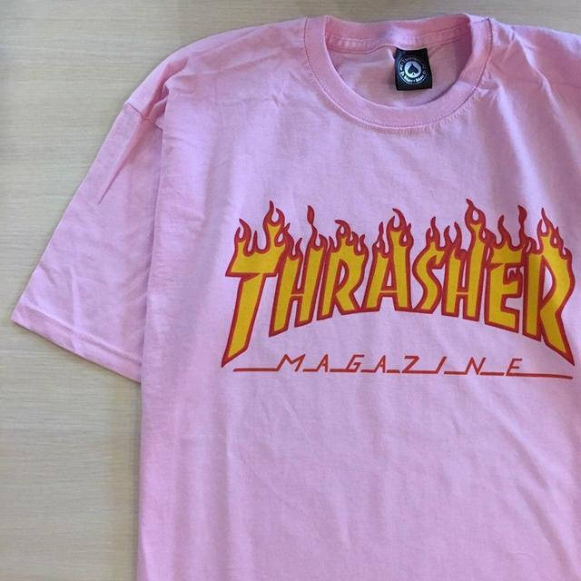 

Футболка Thrasher розовая | Бирка | Реальные фото | L