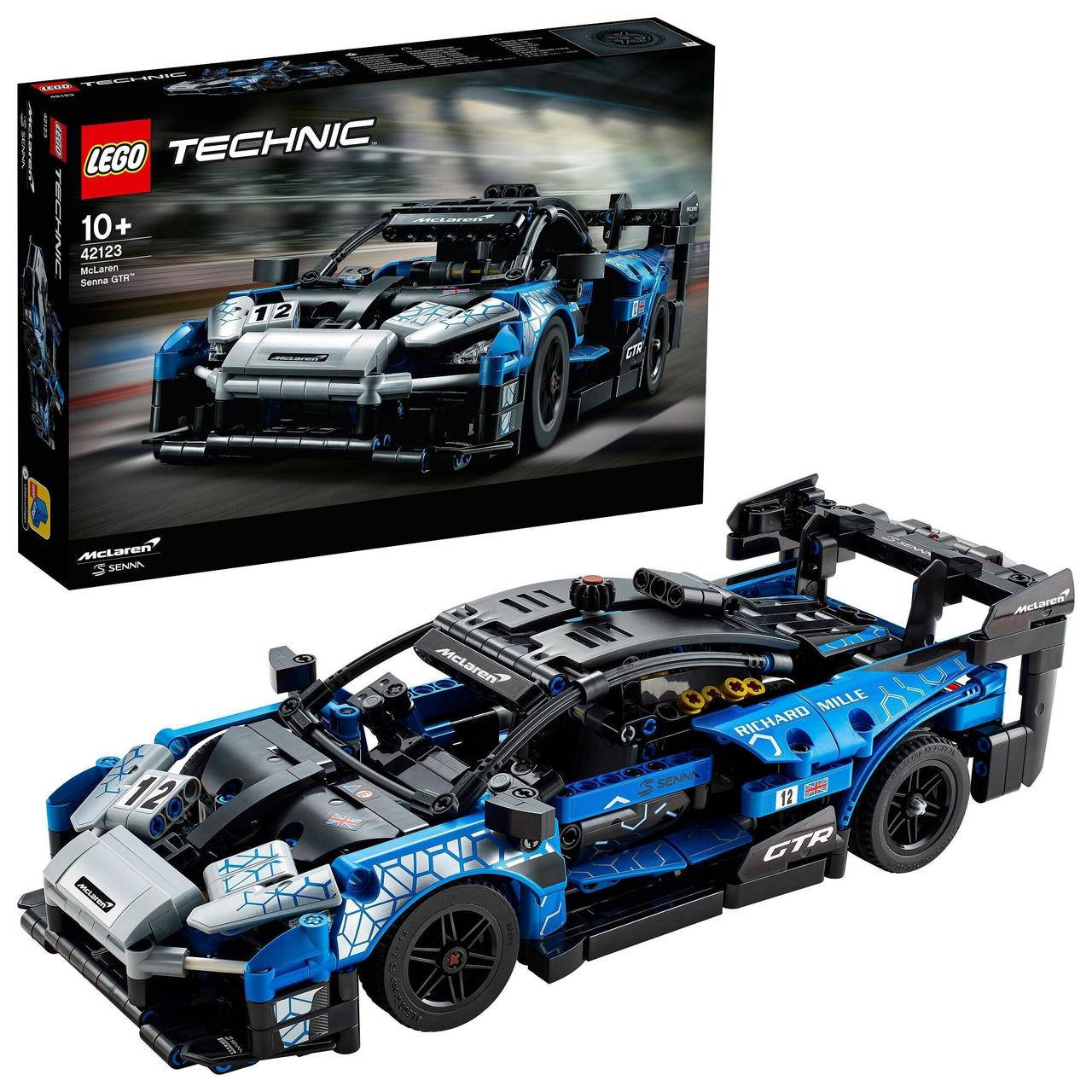 

Конструктор LEGO Technic 42123 McLaren Senna GTR на 830 деталей