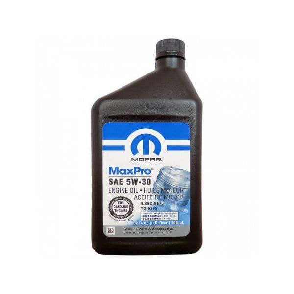 

Моторное масло Mopar MaxPro 5W-30 0.946л (68518204AA) ORG 68518204AA