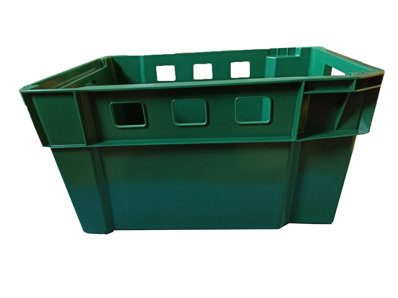 

Ящик для м'яса. HDPE тип М50 580х400х300 мм вторинний. Є кришка.