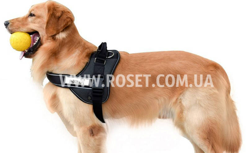

Нагрудный ремень для собак (шлея) - Pet Chest Straps (размер М и XL), Черный