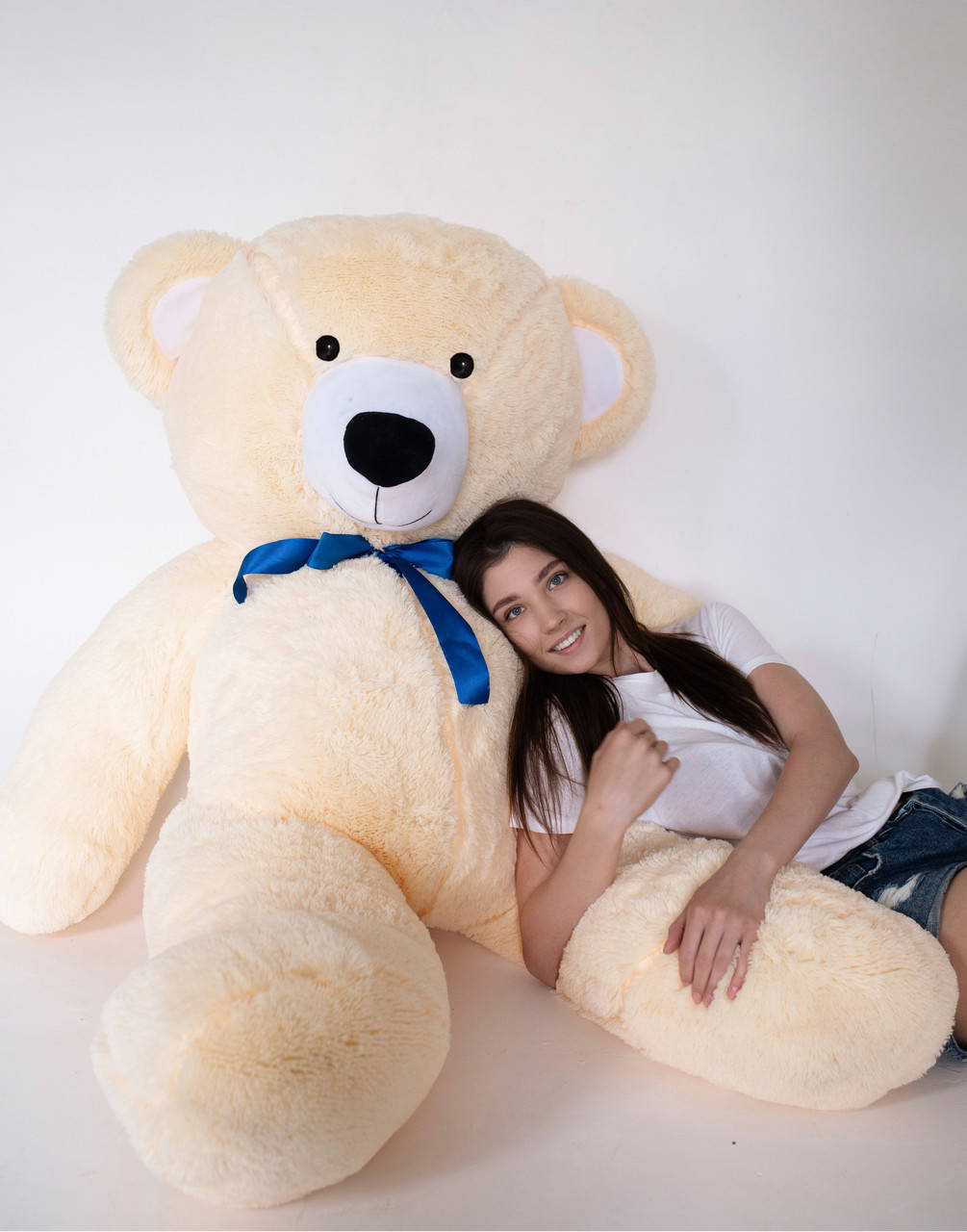 

Плюшевий Ведмедик Персиковий 200см, Персиковый