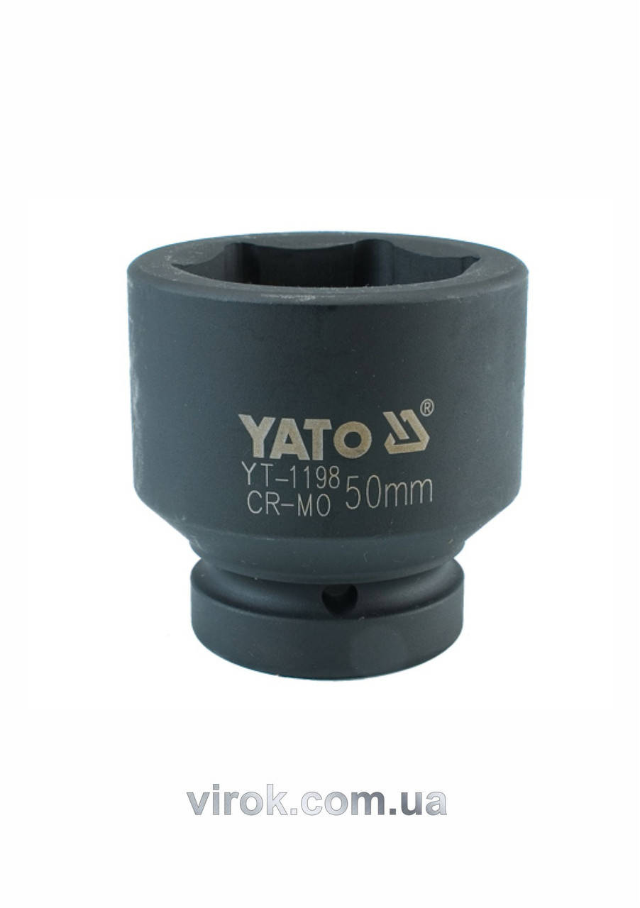 

Головка торцевая ударная шестигранная YATO 1" М50 х 73 мм YT-1198