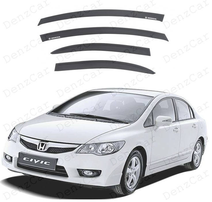 

Ветровики Honda Civik Sd 2006-2011 (на скотче)\Дефлекторы окон Хонда Цивик седан
