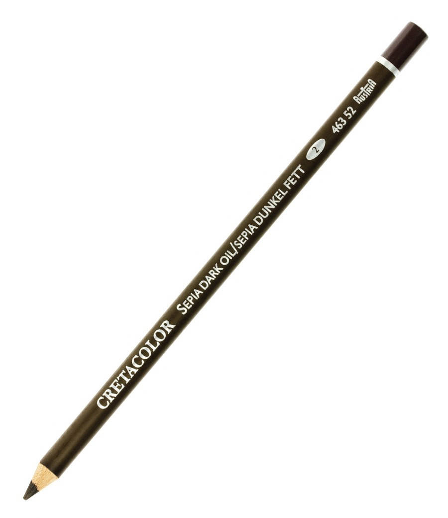 

Карандаш для рисунка, Сепия Масляная темная, Cretacolor 46352