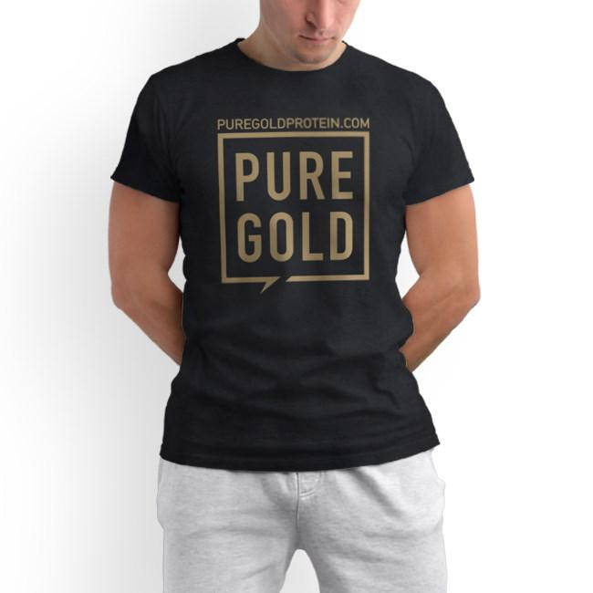 

Одежда Футболка Pure Gold Protein, черная L