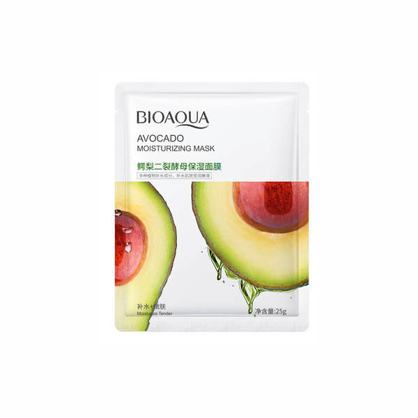 

Маска для лица екстрактом авокадо Bioaqua Avocado Moisturizing Mask