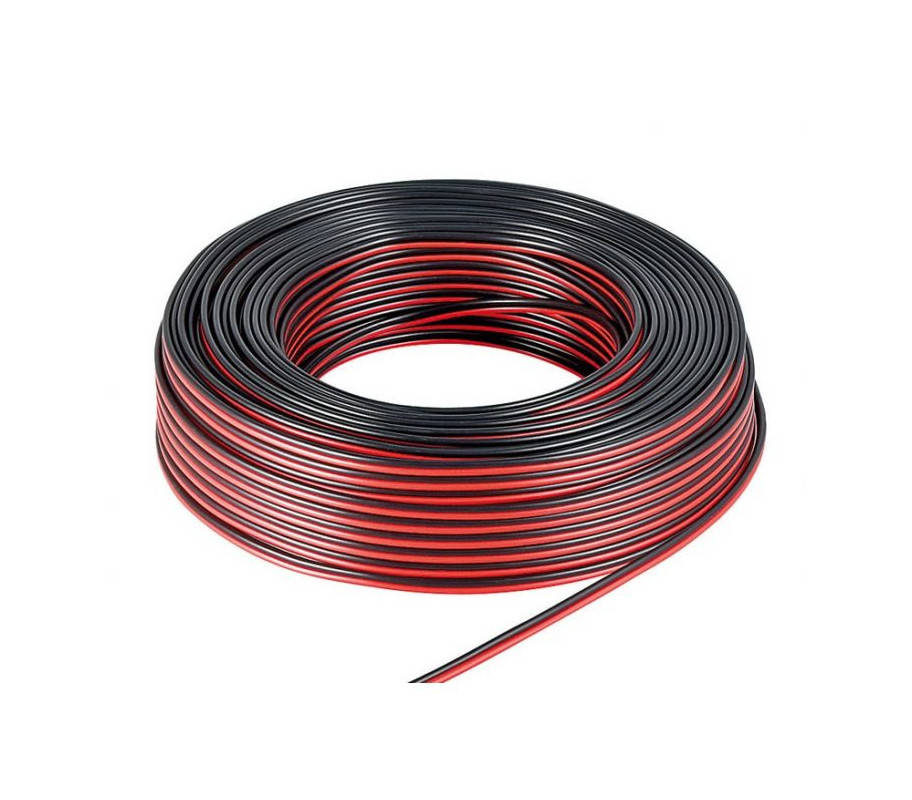 

Акустический кабель 2*0,75 (bimetal black-red)