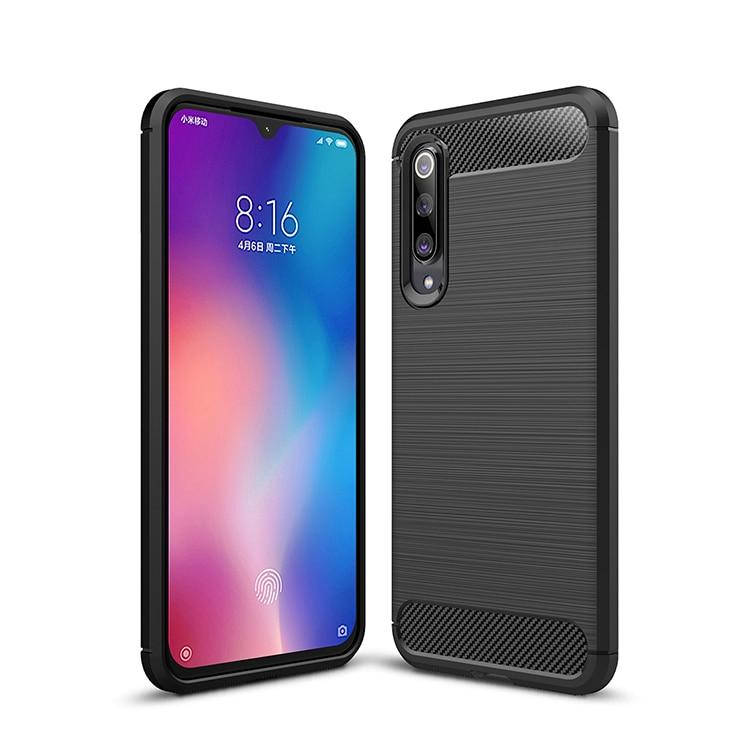 

Чехол Carbon для Xiaomi Mi 9 SE бампер оригинальный Black, Черный