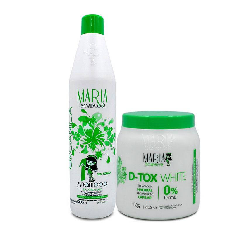 

Кислотный ботекс для волос Maria Escandalosa Orgânica D-TOX White 0% 2х100 мл