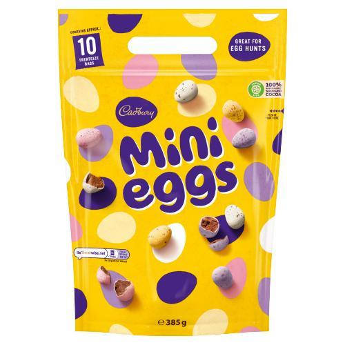 

Шоколадные яйца Cadbury Mini Eggs 10s 385 g
