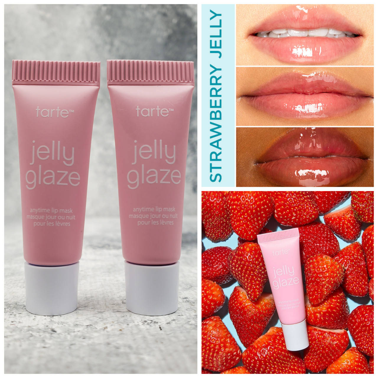 

Маска-тинт для губ Tarte Sea Jelly Glaze (Strawberry Jelly) 3 g