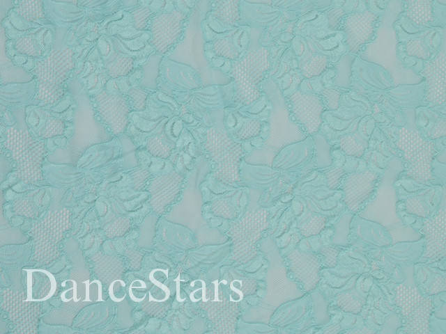 

Гипюр FLORAL CASCADE STRETCH LACE AQUA