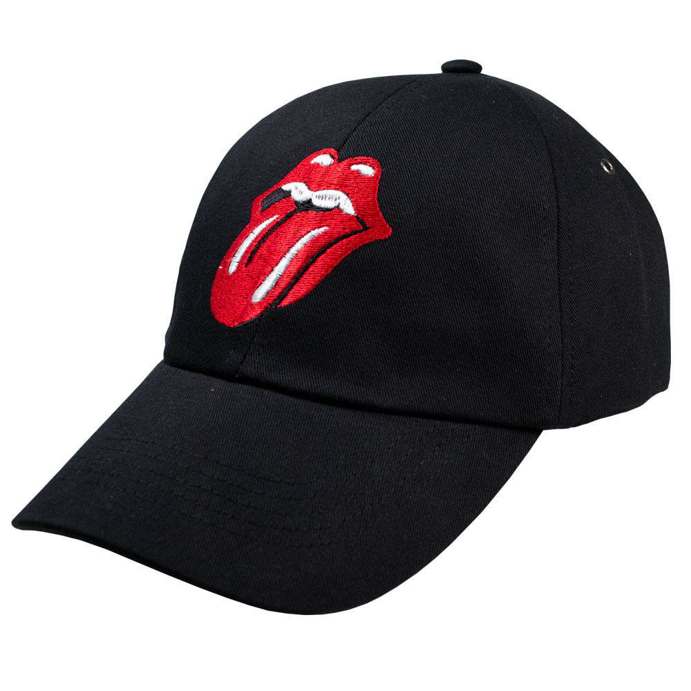 

Бейсболка ROLLING STONES язык, Черный