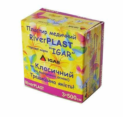 

Пластырь на тканевой основе River Plast 3х500