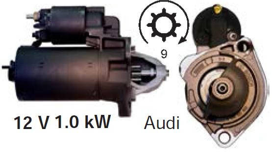 

Стартер AUDI 80 100 A4 A6 SKODA Superb VW Passat 1.6 1.8 2.0