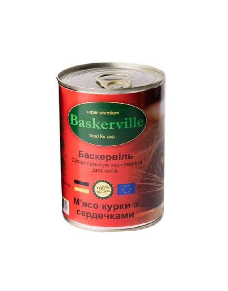 

Baskerville Курица с сердечками 400 г