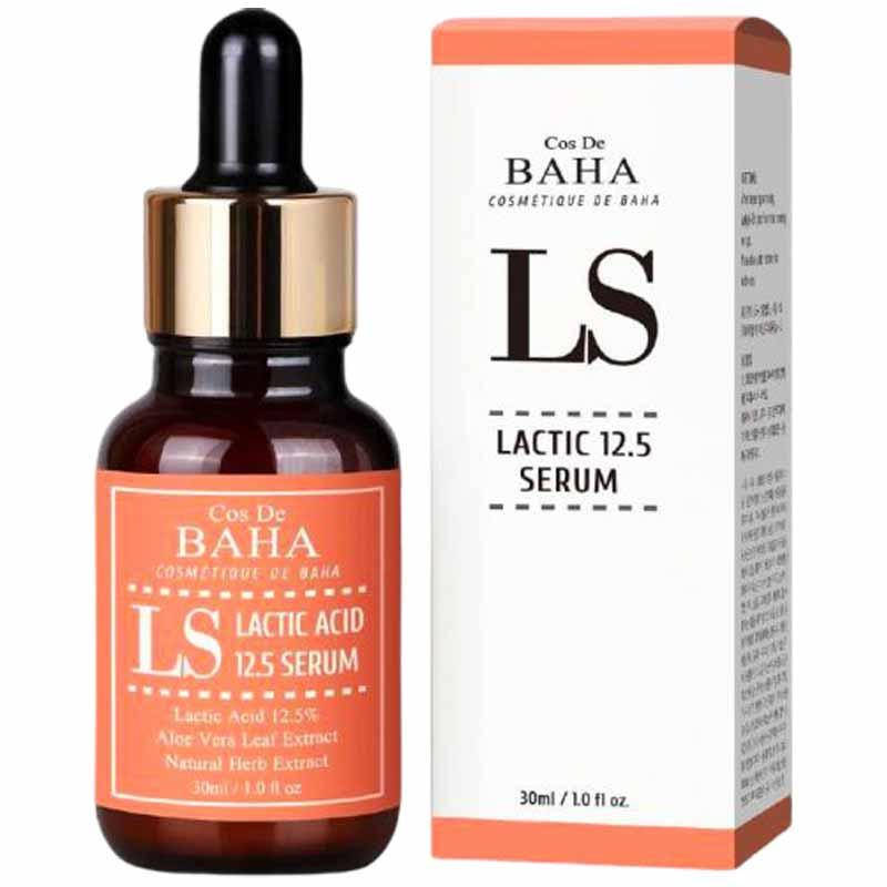 

Сыворотка-пилинг с молочной кислотой 12.5% COS DE BAHA Lactic Acid Serum 30 мл