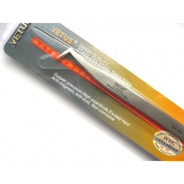 

Пинцет Vetus 6А-SA, L-тип (c антимагнитным покрытием)