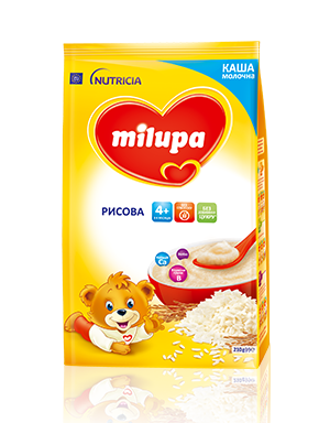 

Каша Milupa (Милупа) молочная рисовая для детей от 4-х месяцев 210гр