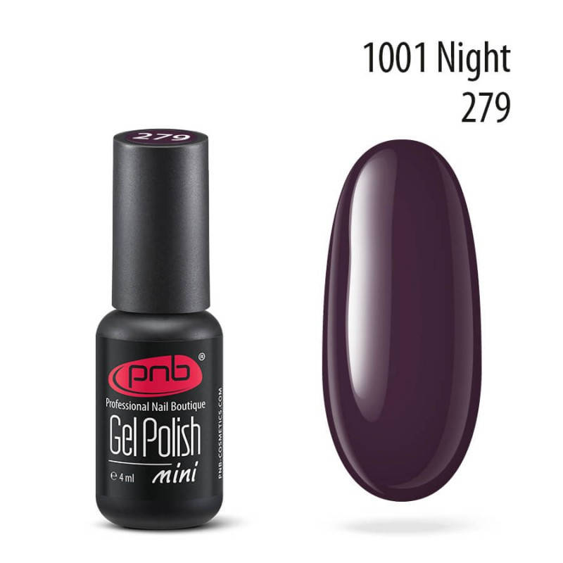 

Гель-лак PNB Gel nail polish mini №279 1001 night 4 мл (15032Gu)