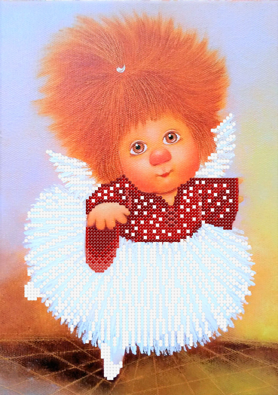 

Схема для вышивки бисером Маленькая Балерина