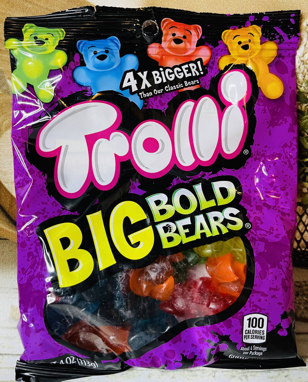 

Желейні цукерки TROLLI Big Bold Bears великі ведмеді
