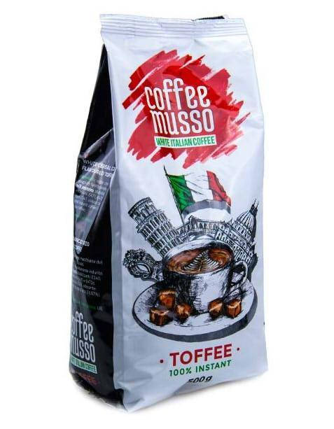 

Капучино итальянское со вкусом Карамели Musso Coffee Toffee, 500г, кофейный напиток
