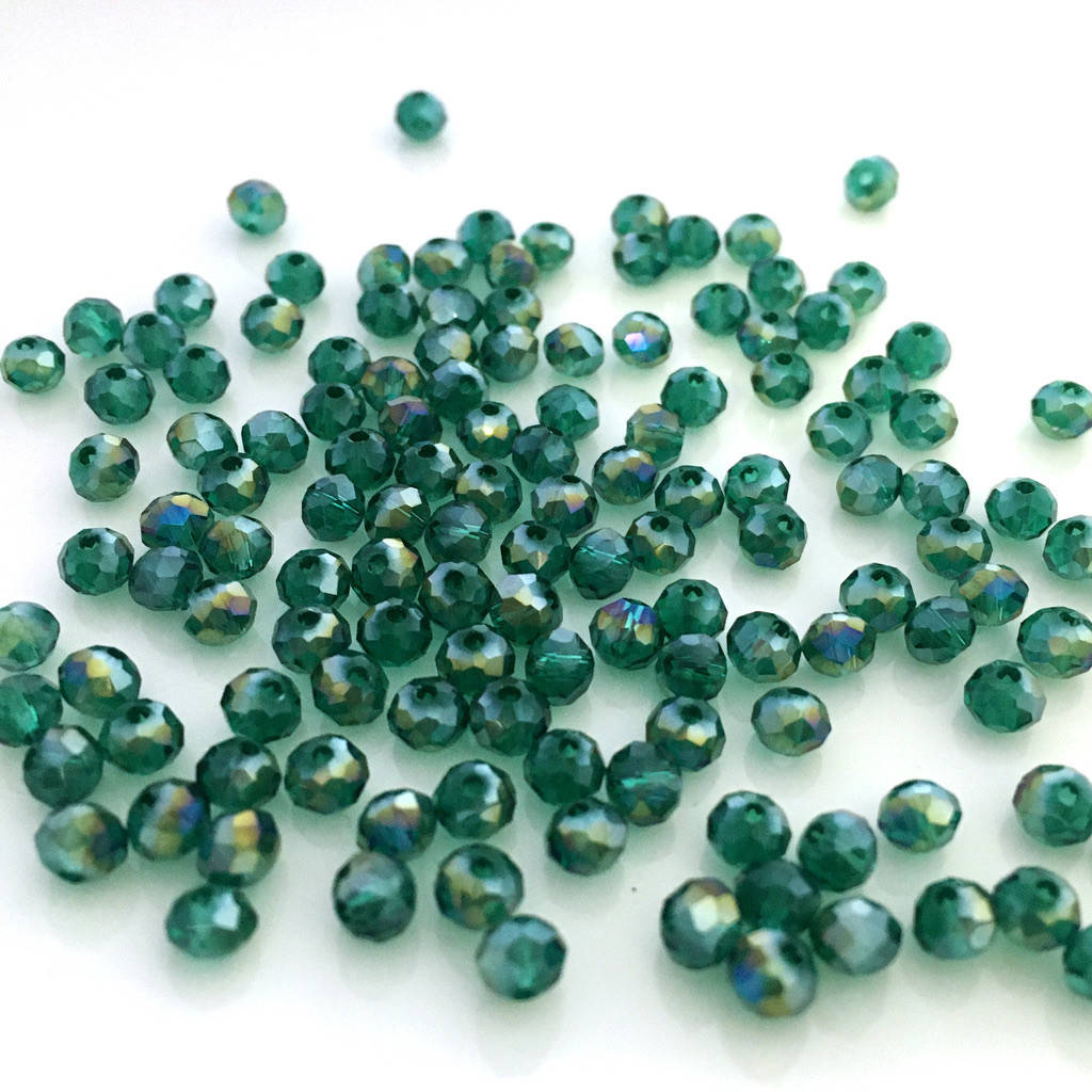 

Рондели 3х4 мм (стекло). Изумрудный с АБ. Упаковка 135-140 шт.