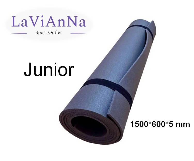 

Фітнес килимок LaViAnNa Junior Grey фитнес коврик каремат турестический 1500*600*5 мм