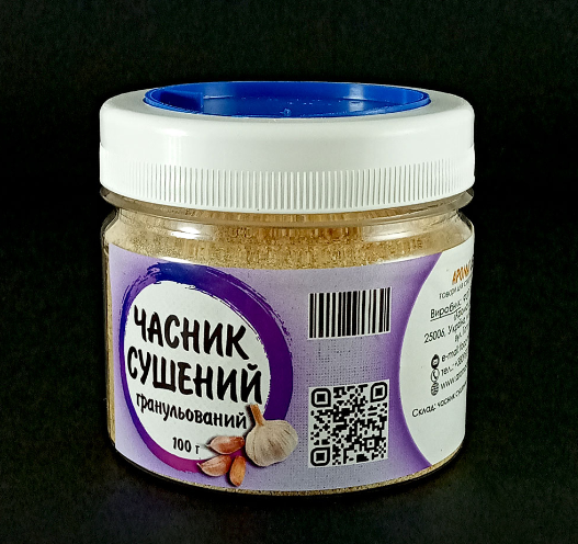

Чеснок сушеный гранулированный 100 гр